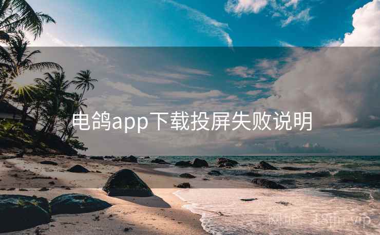 电鸽app下载投屏失败说明