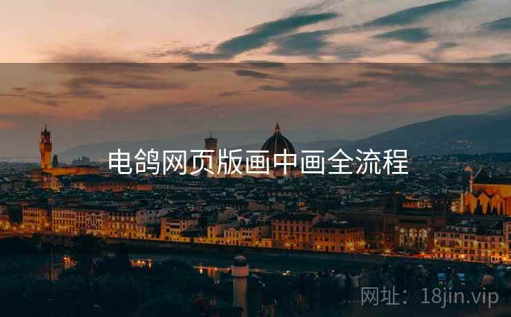 电鸽网页版画中画全流程