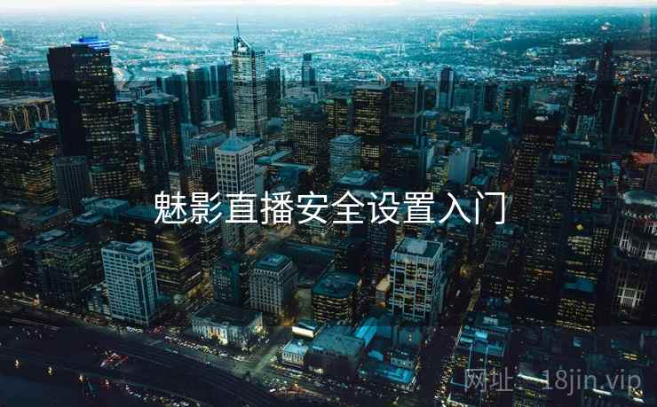魅影直播安全设置入门  第1张