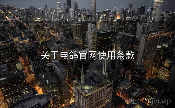 关于电鸽官网使用条款