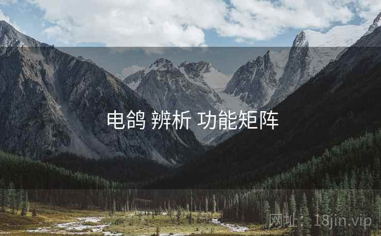 电鸽 辨析 功能矩阵