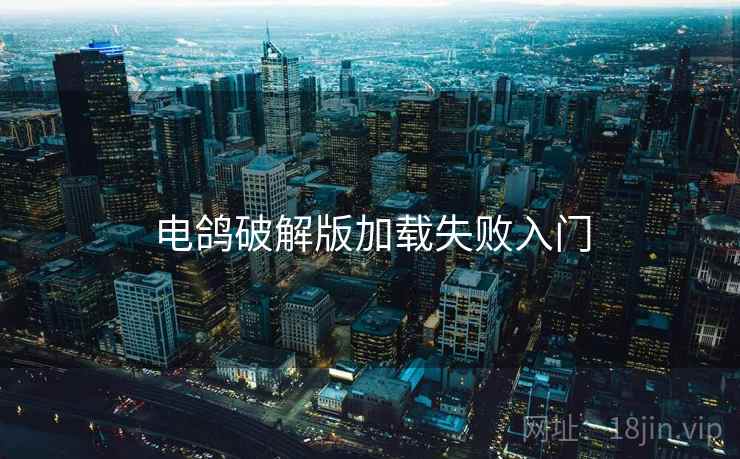 电鸽破解版加载失败入门