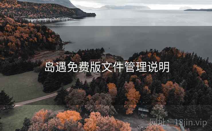 岛遇免费版文件管理说明