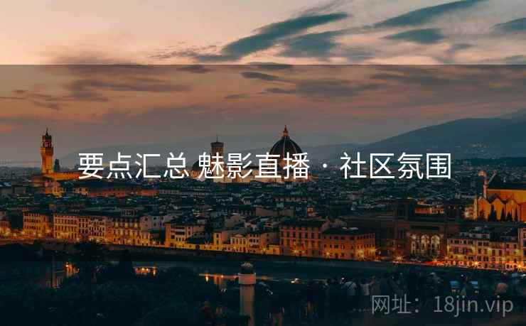 要点汇总 魅影直播 · 社区氛围