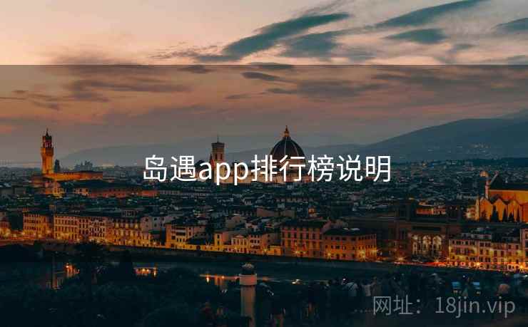岛遇app排行榜说明